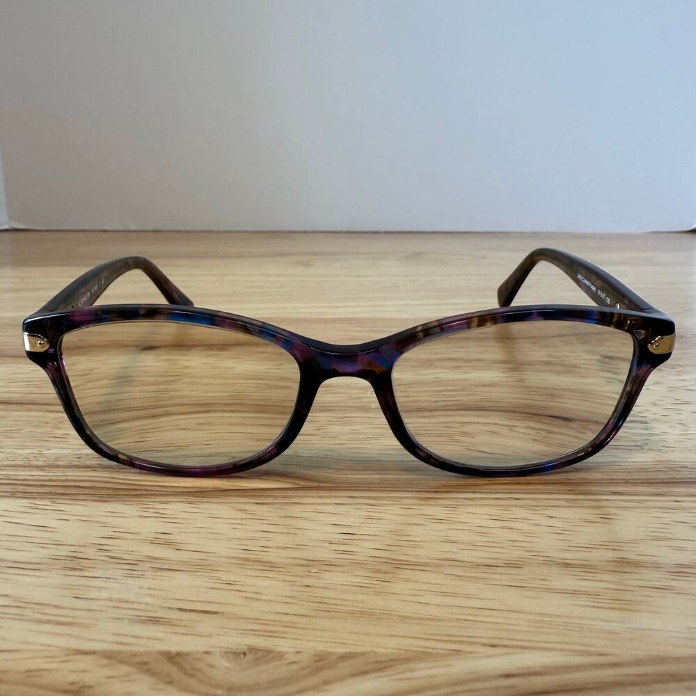 Coach HC6065Z 5288 Eyeglass Frames Confetti Purple 51-17-135 RX-Ready Glasses - Picture 2 of 11